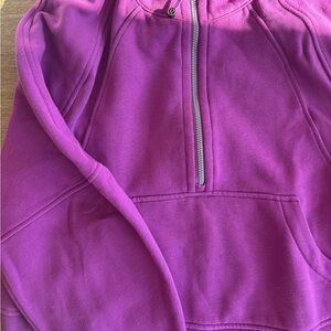 Lululemon Purple Half-Zip Hoodie